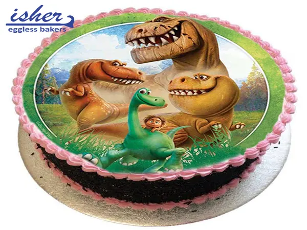 dinosaur cake.